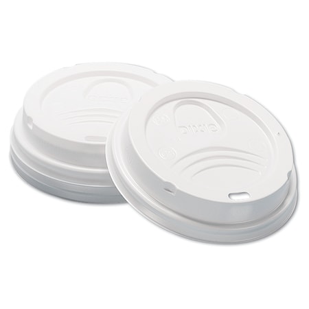 Dixie Lid for 8 oz. Hot Cup, White, Pk1000 DIX D9538